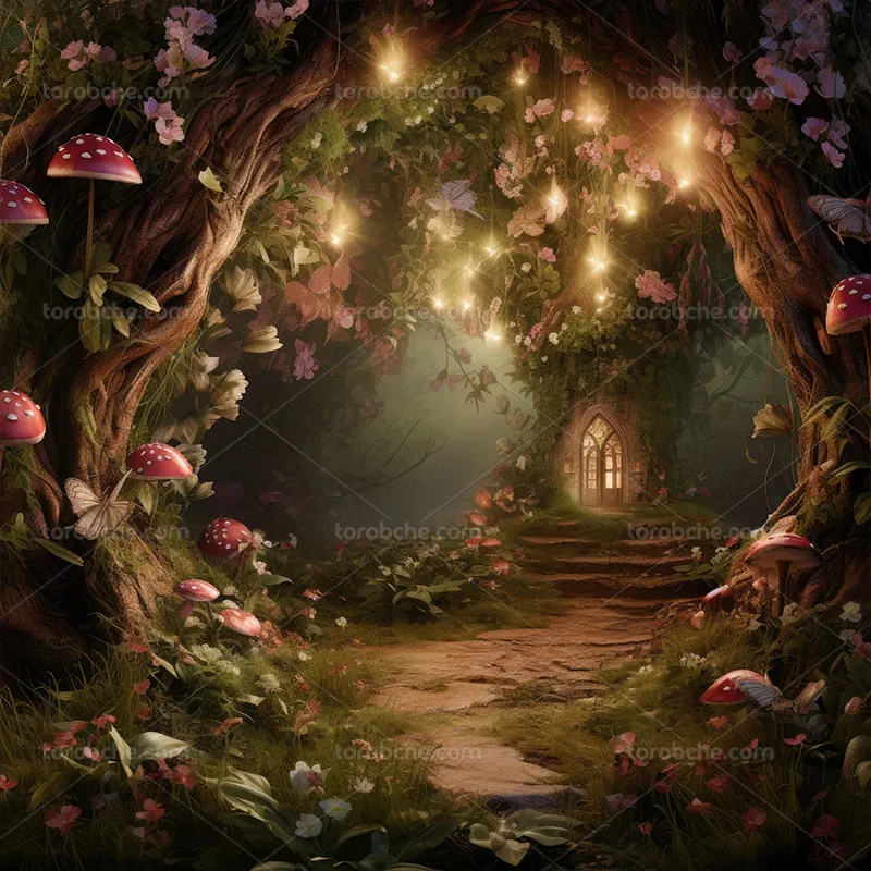 بک دارپ عکاسی با درخت زیبا | گرافیک با طعم تربچه