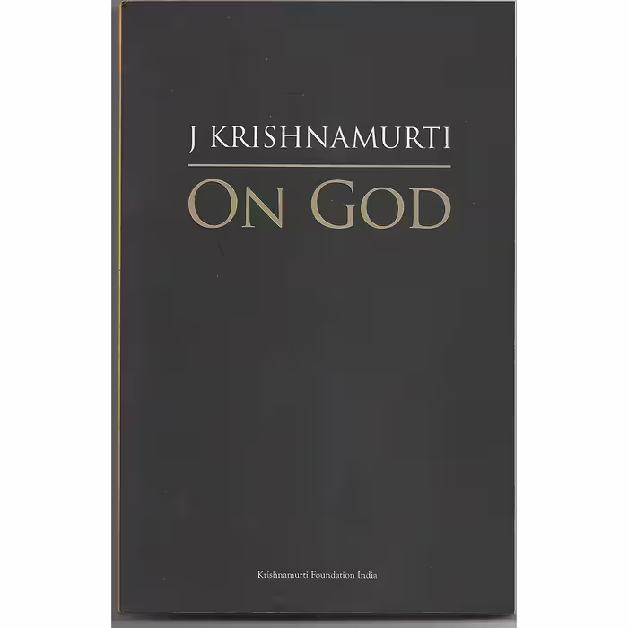 کتاب زبان اصلی On God اثر J Krishnamurti انتشارات HarperOne