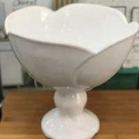 کاسه پایه دار سرامیکی لاله یک عددی با ارسال رایگان