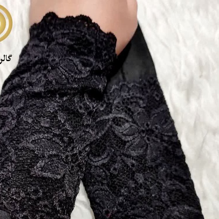 ساق دست جنس نخی تریکو ، قسمت گیپور کشی، بلند تا بالای آرنج