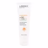 کرم ضد آفتاب پوست نرمال تا چرب لیپورکس (Liporex) بی رنگ