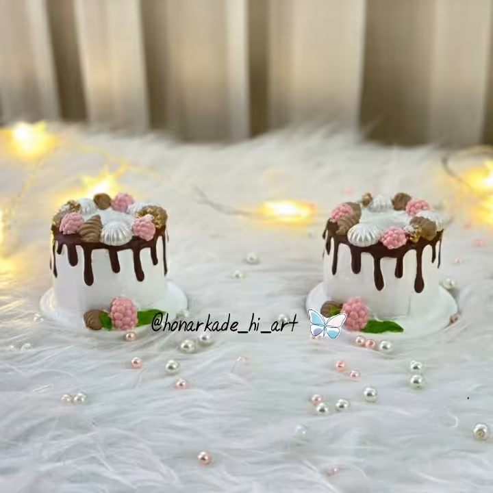 جاخلالی و جاشمعی طرح کیک