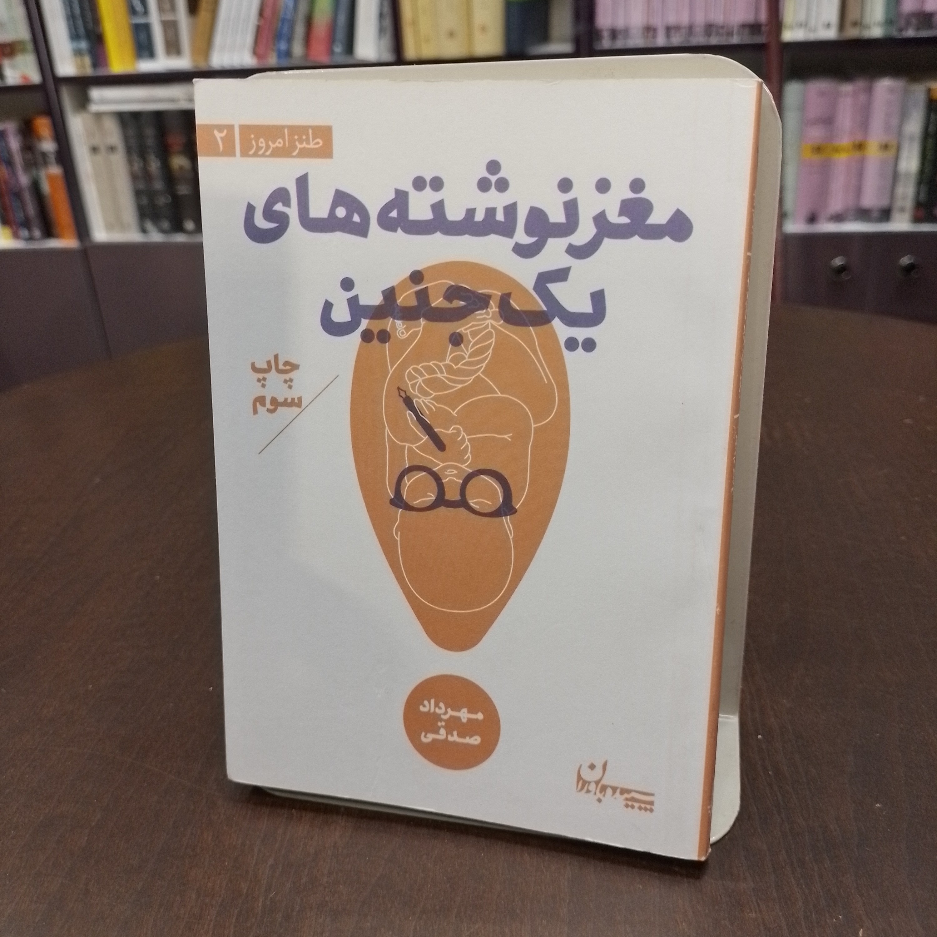 کتاب  مغز نوشته های یک جنین. مهرداد صدقی