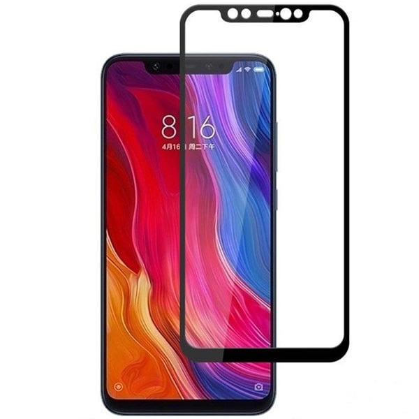 محافظ فول چسب صفحه نمایشگر شیائومی مدل Mi 8 مدل Tempered Full Cover Glass