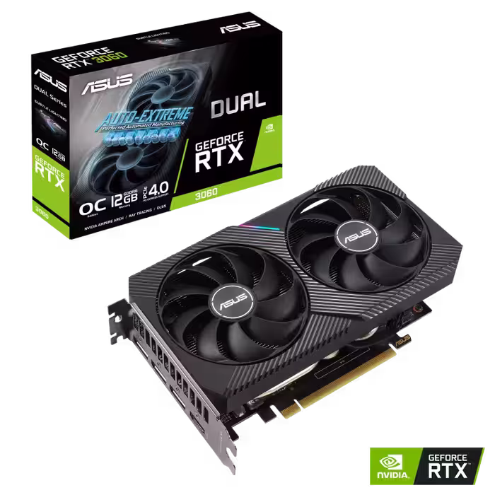 کارت گرافیک ایسوس DUAL-RTX3060-O12G