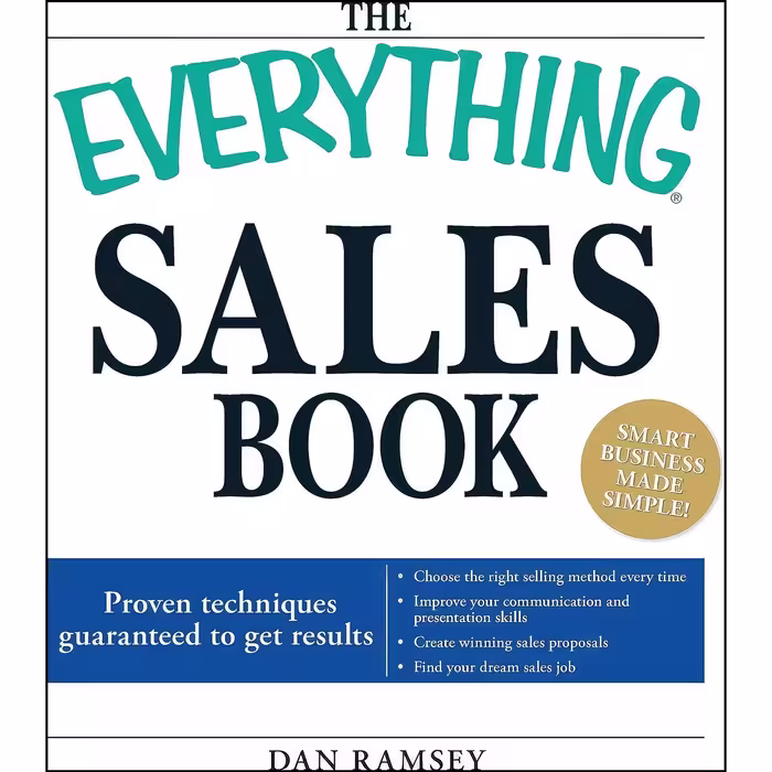 کتاب زبان اصلی The Everything Sales Book اثر Dan Ramsey انتشارات Everything