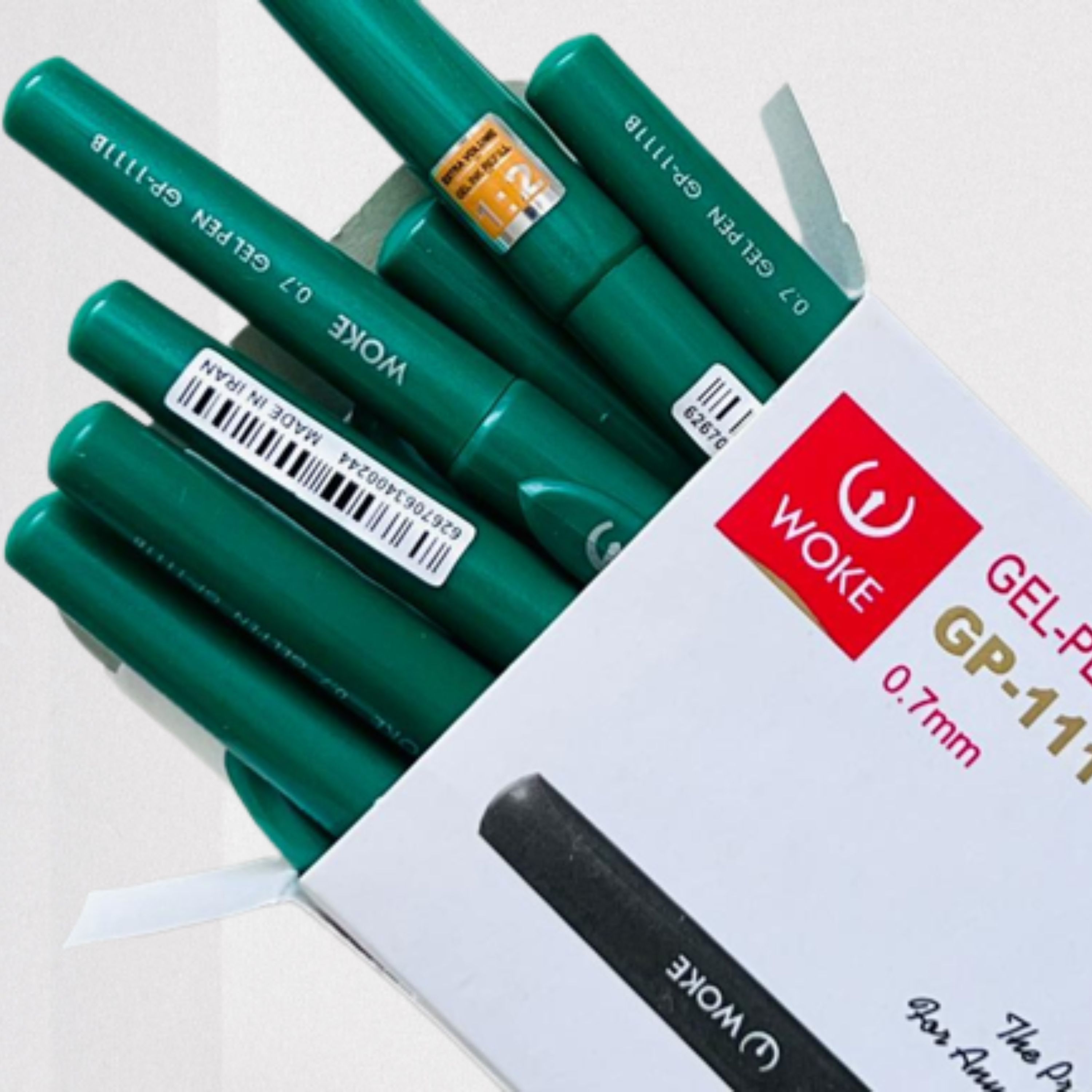 روان نویس ووک رنگ سبز بسته 12 عددی