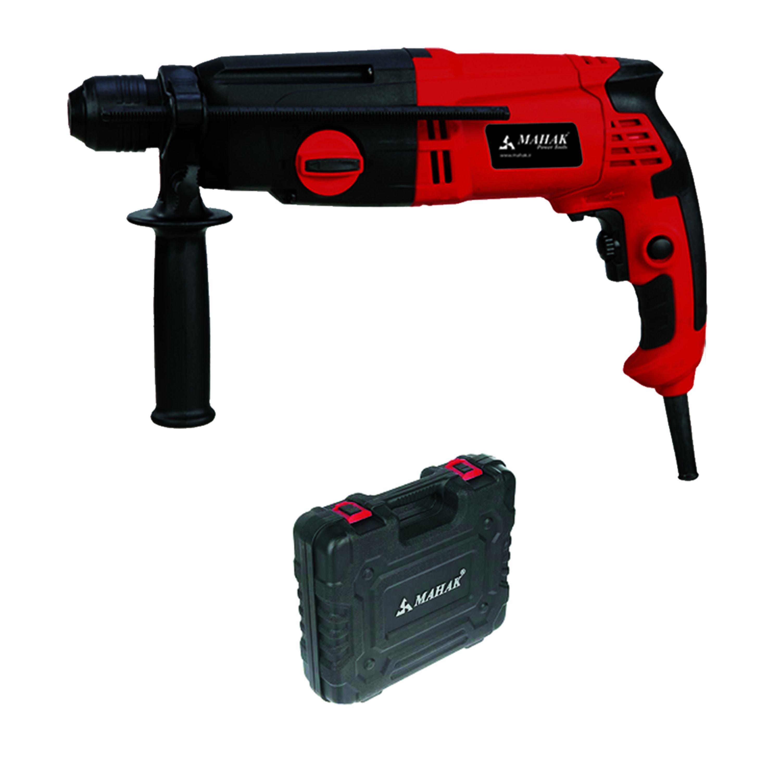 دریل بتن کن چرخشی 26 میلیمتر دور متغیر با کیف 