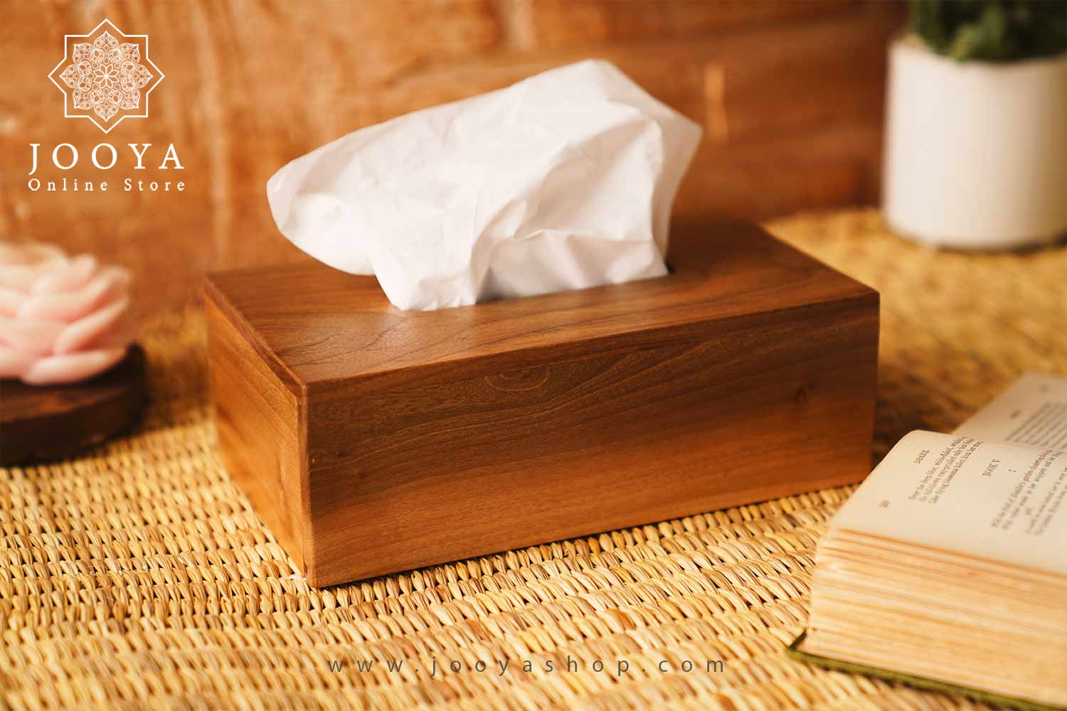 جعبه دستمال کاغذی آلپ طرح 2