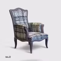 مبل یک نفره نئوکلاسیک لاوین (طرح کتیبه)