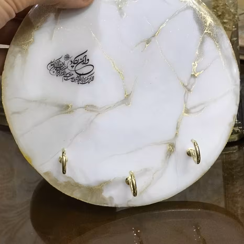 جاکلیدی دیواری چوب و رزین