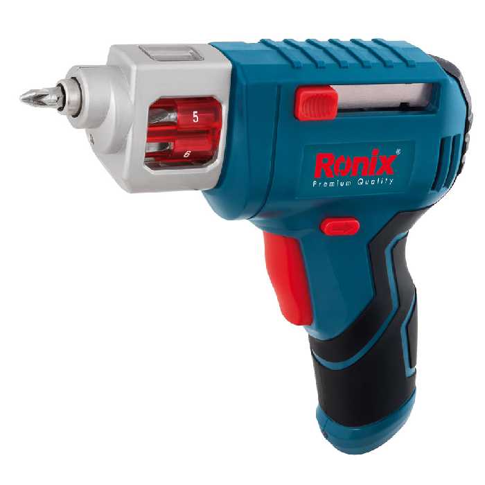 پیچ گوشتی خشابی 8505 رونیکس (3/6 ولت لیتیوم)