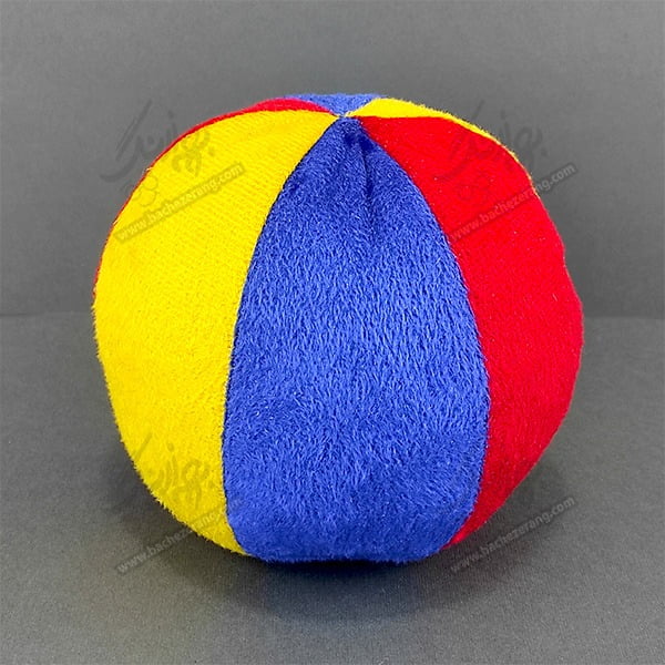 توپ رنگی پارچه ای سایز 02
