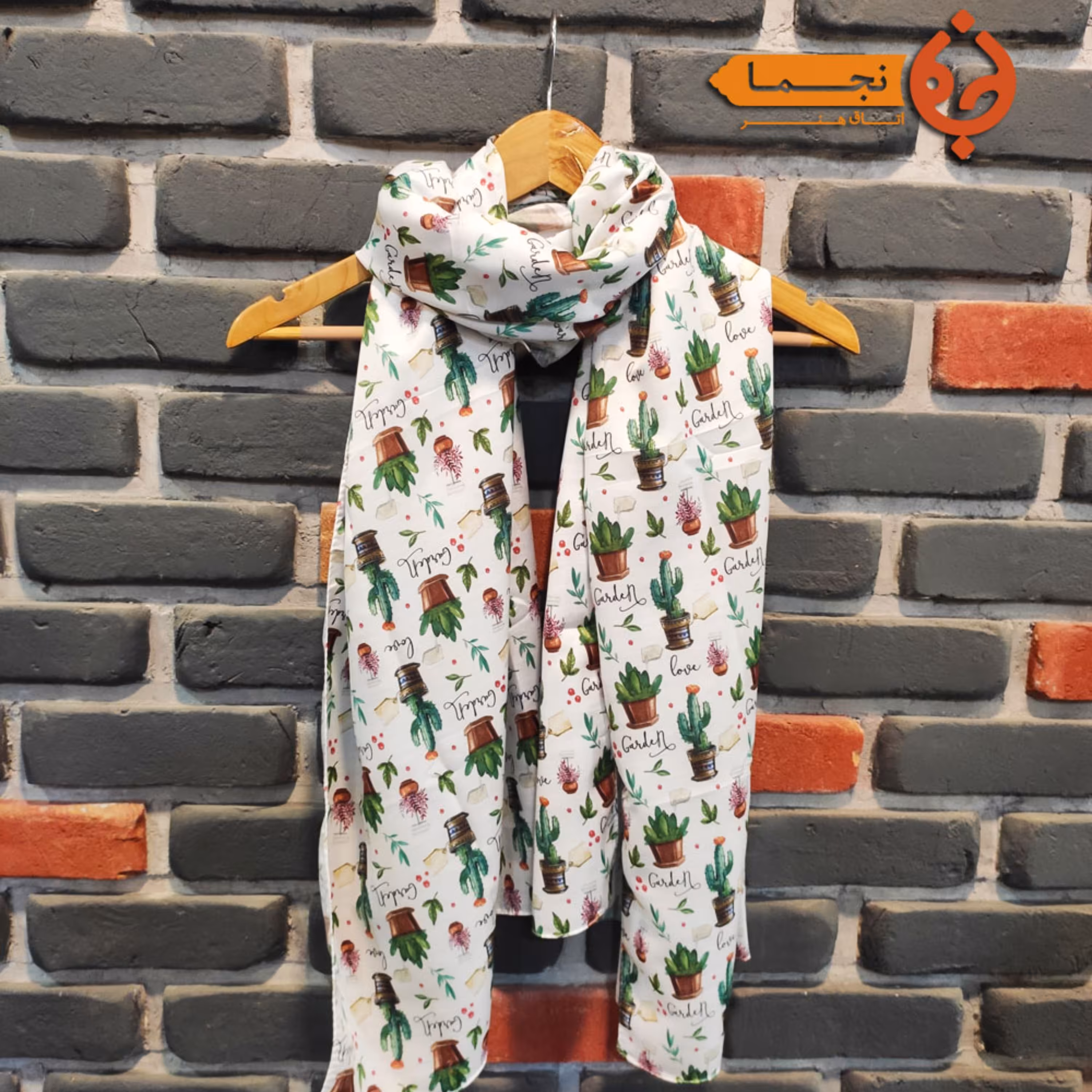 شال طرح کاکتوس کد m18