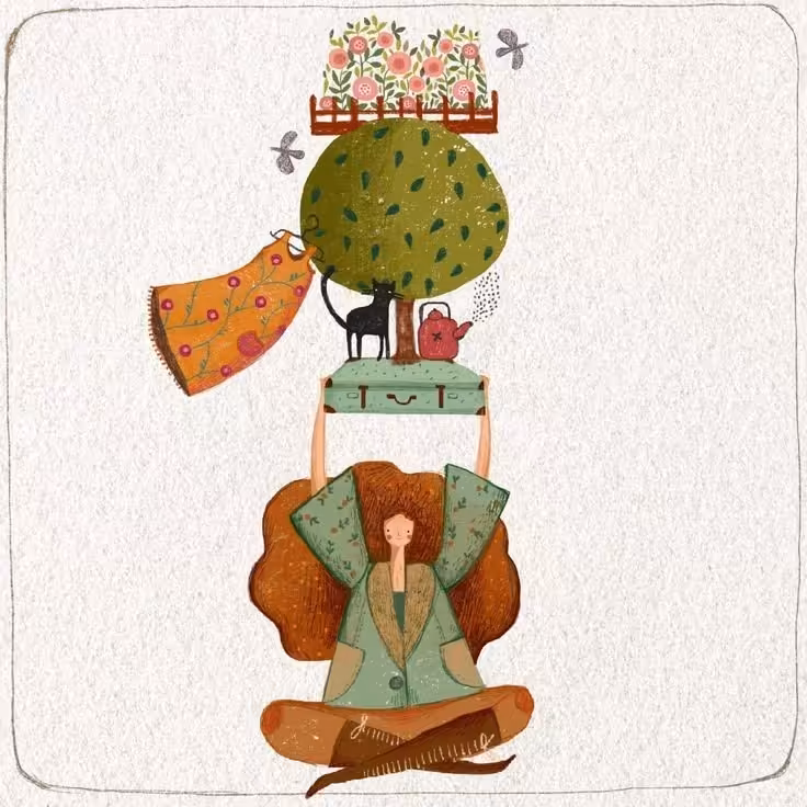 تابلو کاشی زندگی سبز