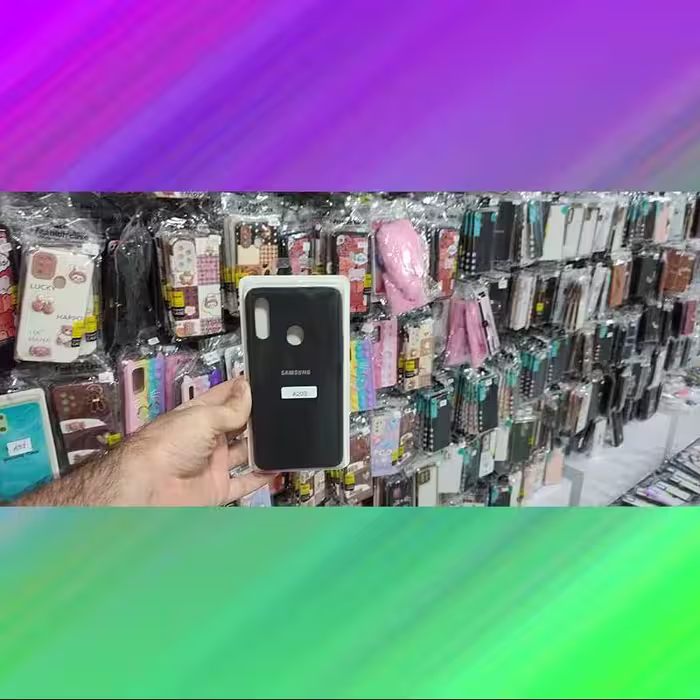 گارد سیلیکونی اورجینال ( پاک کنی ) سامسونگ A20s رنگ مشکی