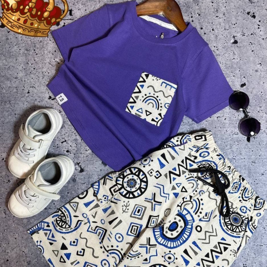 ست اسپرت  خواهر و برادری جنس نخ پنبه لنین درجه یک سایزبندی 45 تا 60