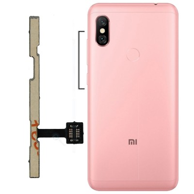 Redmi Note 6 Pro Volume   Power Flex Cable