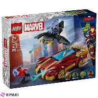 لگو سری مارول مدل Iron Man and Black Panther car battle کد 76310