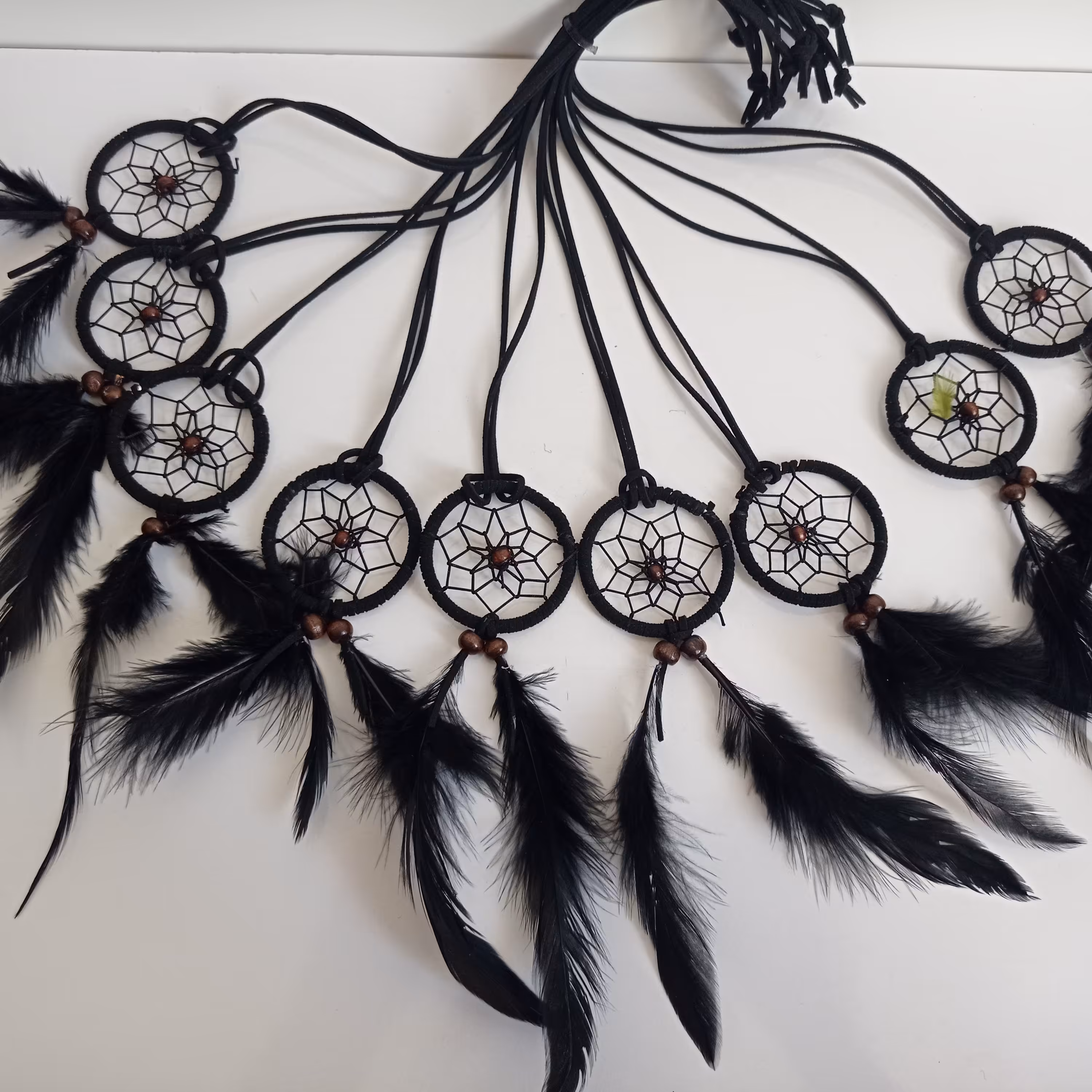 آویز ماشین و دریم کیچر یا کابوس گیر مشکی رنگ با کیفیت عالی 