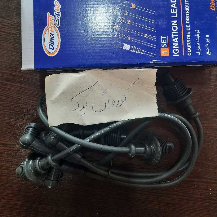 وایر شمع پژو 405 سمند پرشیا برند دیناپارت تقویتی مناسب دوگانه سوز و تک سوز 