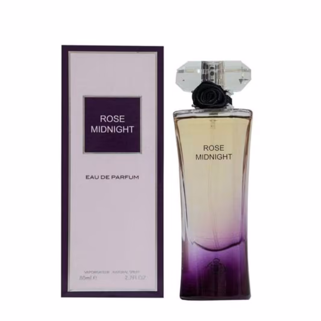 ادو پرفیوم زنانه میدنایت رز فراگرنس ورد مدل ROSE MIDNIGHT حجم 80 میلی لیتر

