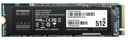 حافظه SSD اینترنال کلو مدل CRAS C720 M.2 2280 ظرفیت 512 گیگابایت