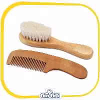 شانه و برس چوبی الیاف طبیعی کودک بیبز BIBS