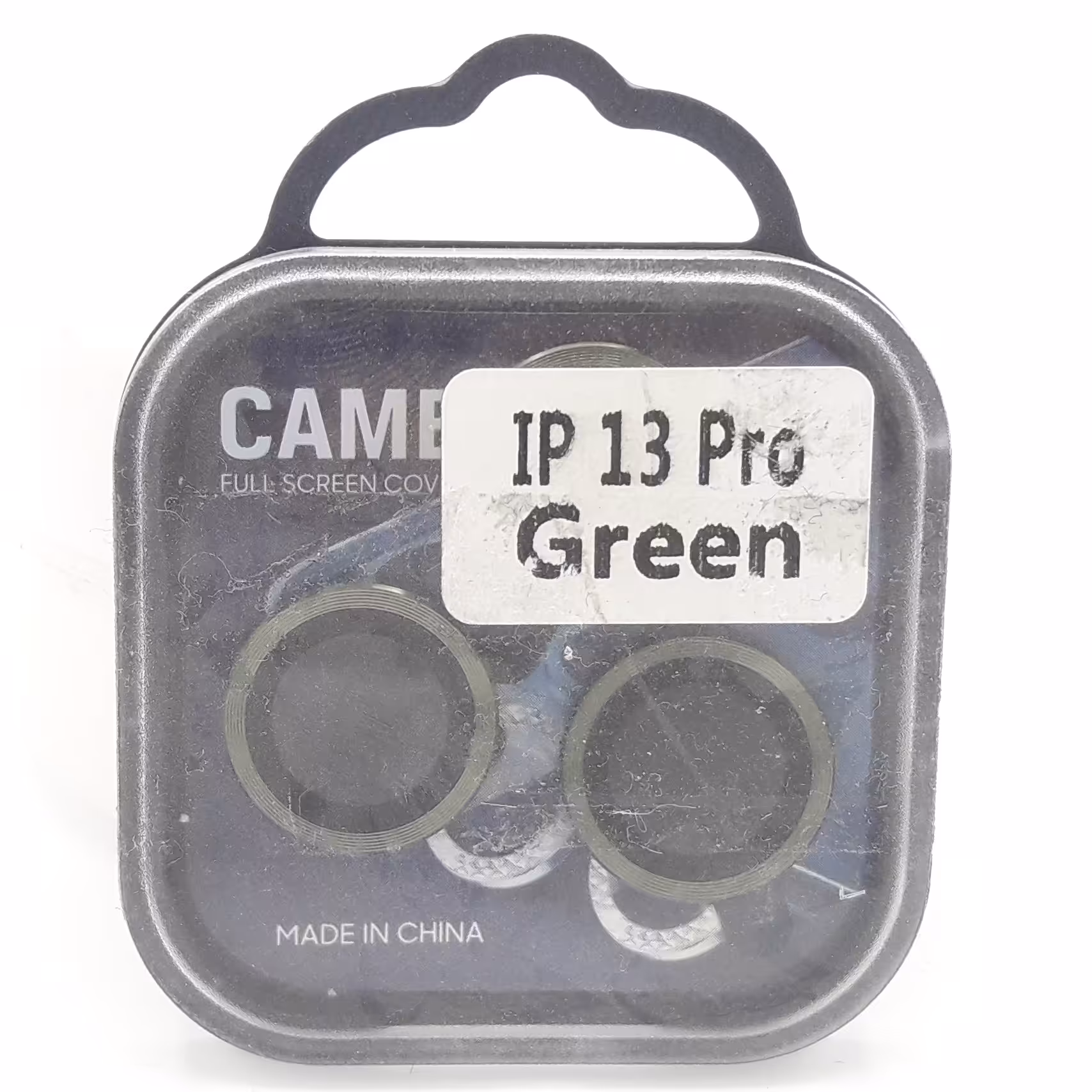 محافظ لنز دوربین فلزی رینگی آیفون 13 پرو رنگ سبز