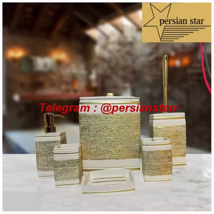 سرویس بهداشتی 6پارچه رزین آجری 