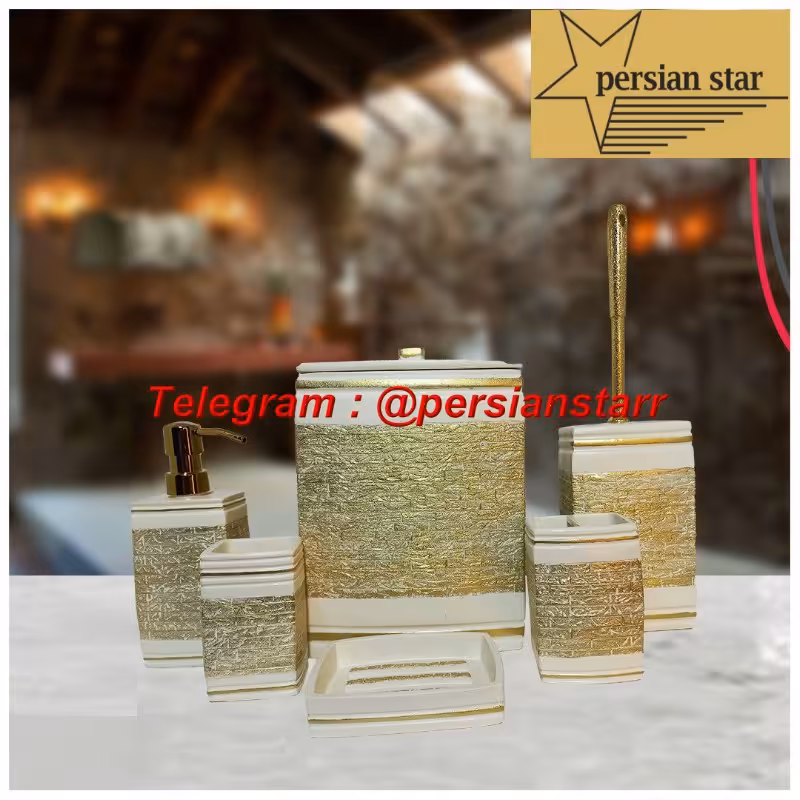 سرویس بهداشتی 6پارچه رزین آجری 