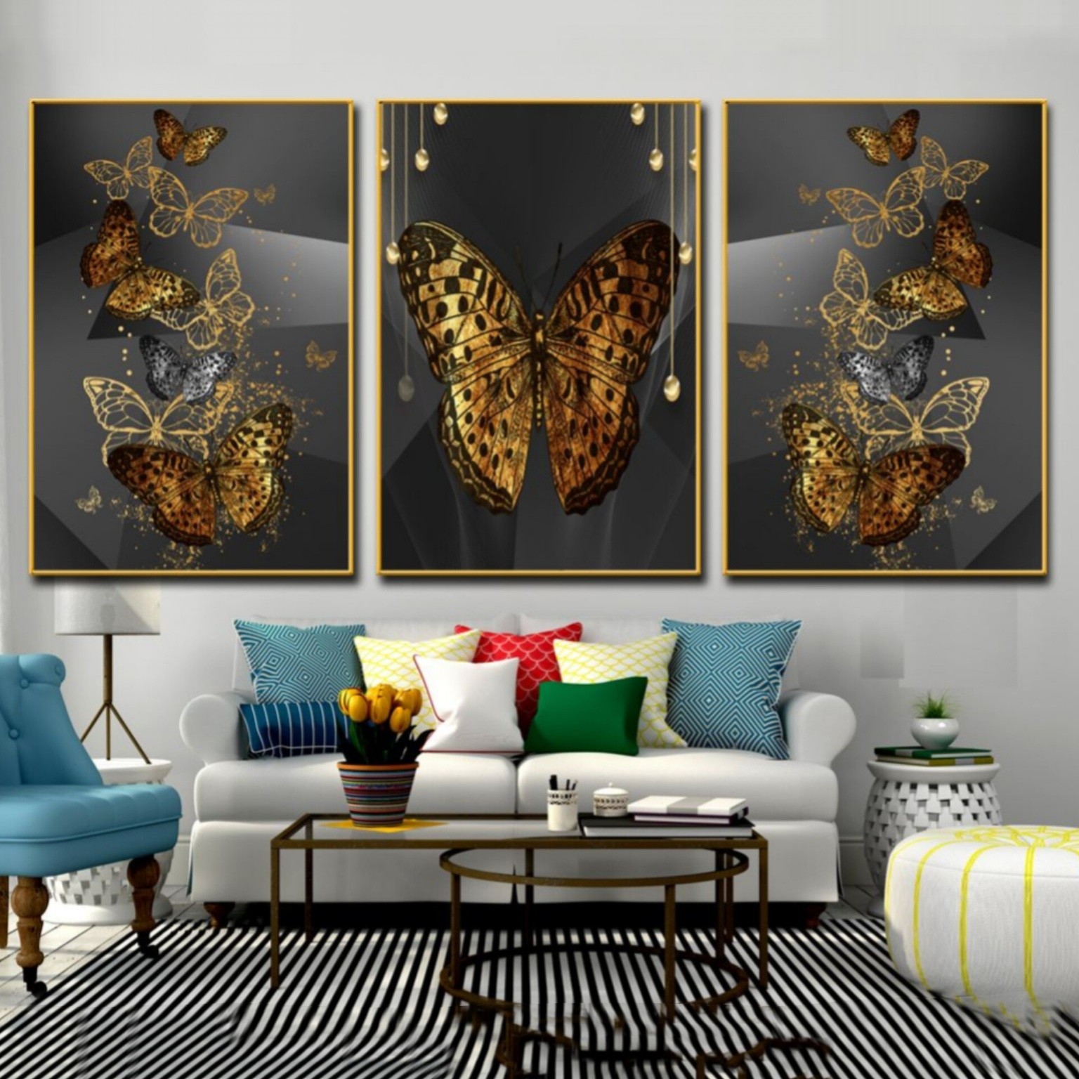 تابلو دکوراتیو 3تیکه کد 0144