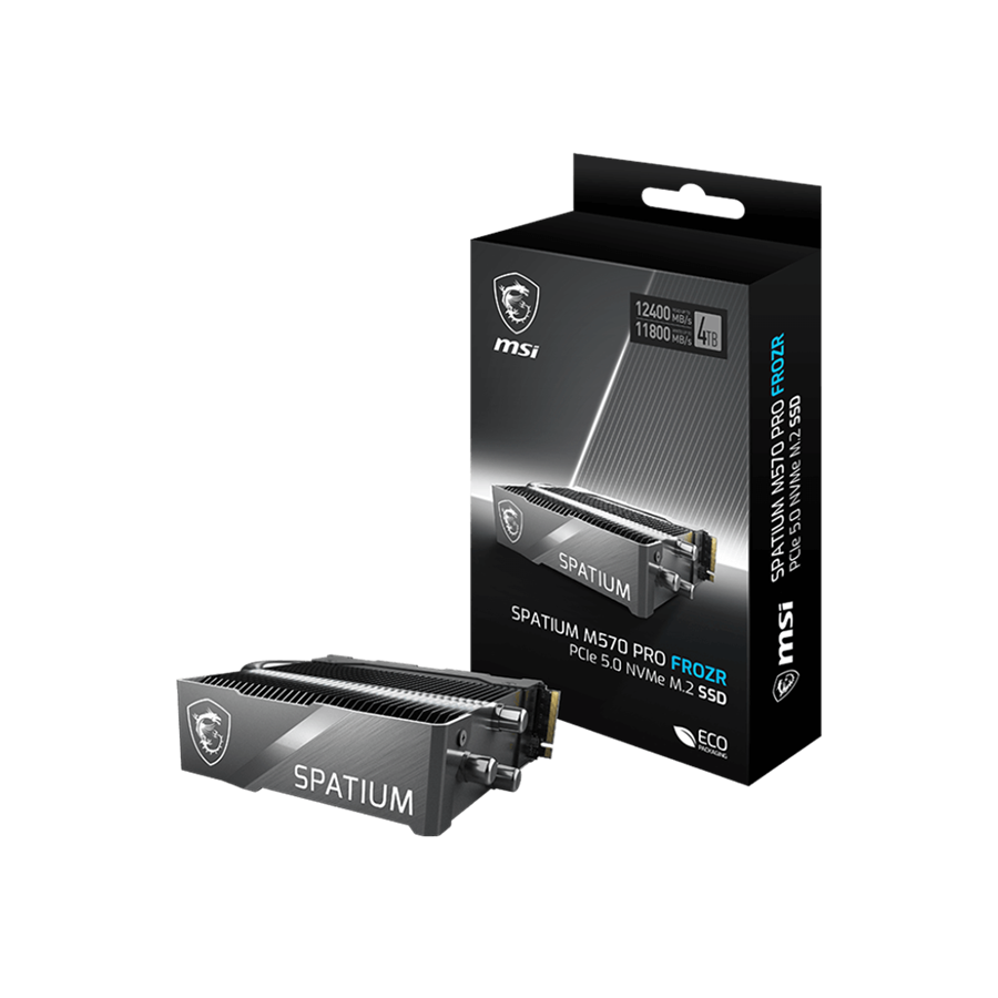 حافظه SSD اینترنال ام اس آی  مدل SPATIUM M570 FROZR GEN 5.0 M.2 2280 NVMe ظرفیت 2 ترابایت