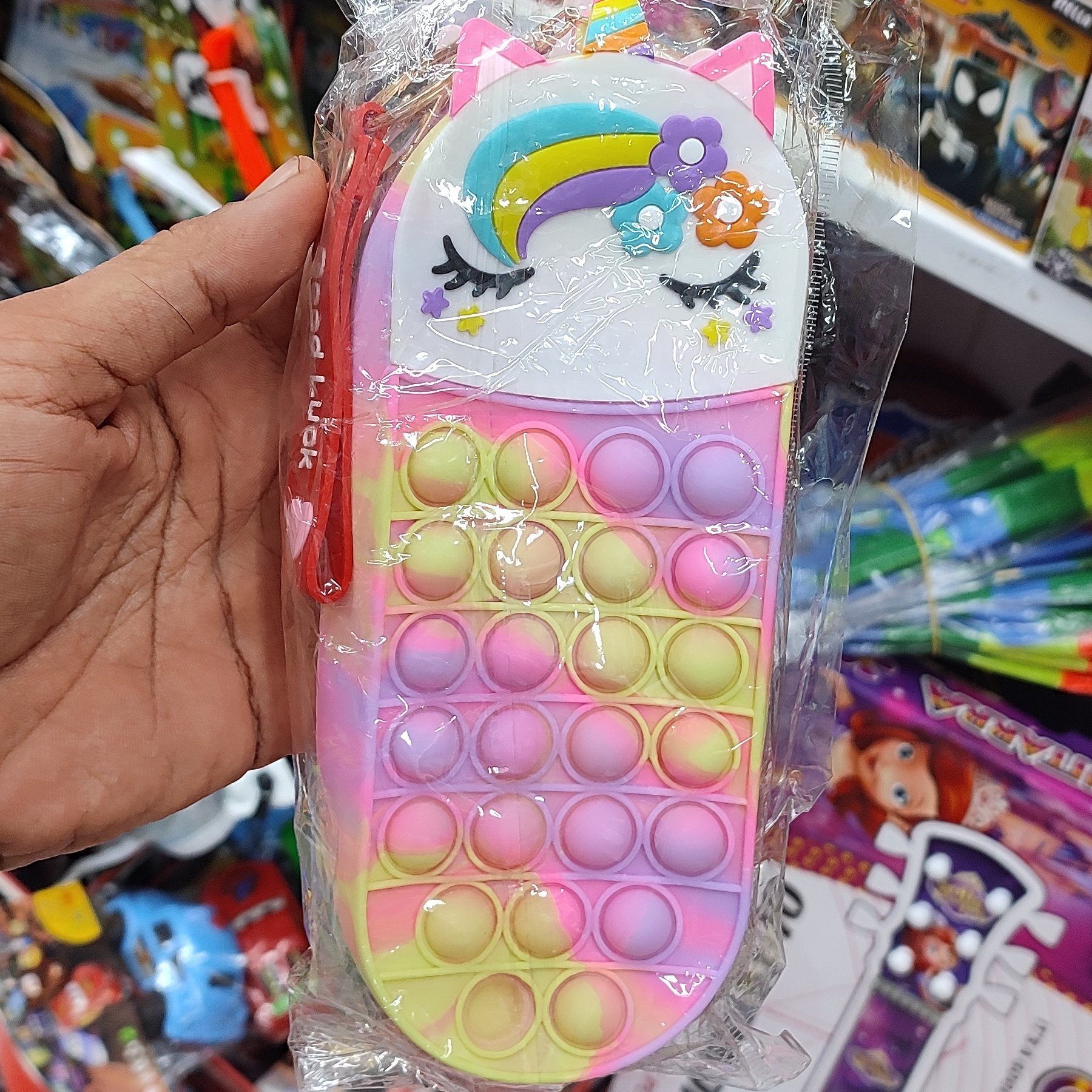 فیجت و پاپیت کیف جا مدادی طرح اسب تک شاخ