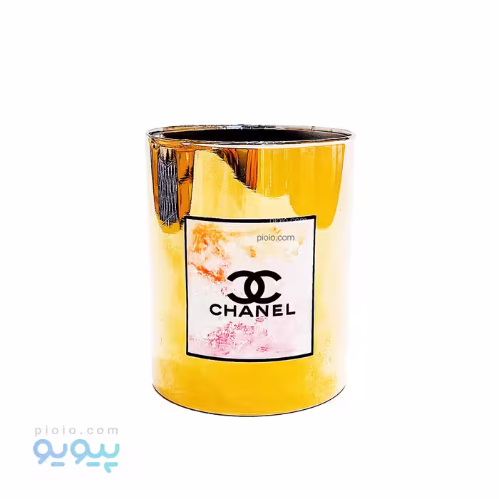 گلدان دکوری استوانه ای PVD
