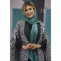 پالتو پانچ مدل رژینا رنگ ترکیبی سبز عقیق کد 1821 برند SET