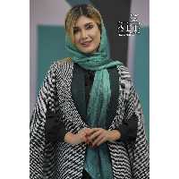 پالتو پانچ مدل رژینا رنگ ترکیبی سبز عقیق کد 1821 برند SET