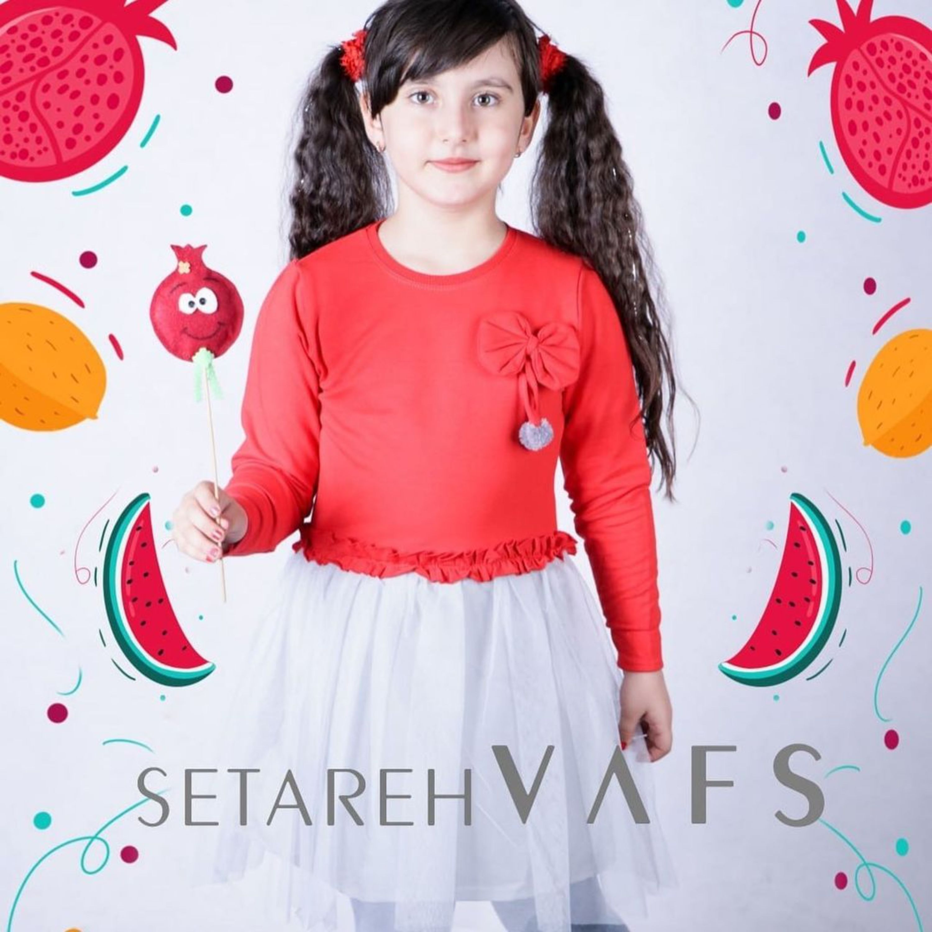 پیراهن دخترانه یلدایی