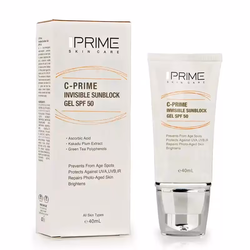 ژل ضد آفتاب پریم SPF50 مدل C-PRIME حجم 40 میلی لیتر