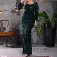پیراهن شب زنانه مخمل مدل ماکسی مجلسی آنا