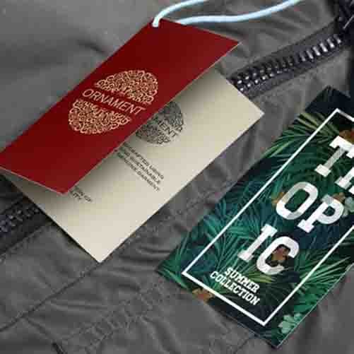 تگ آویز تاخورده سایز5در9 با کاغذگلاسه 250 گرم ( پک250عددی)