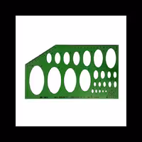 شابلون بیضی ایزومتریک(TABLE) تکی