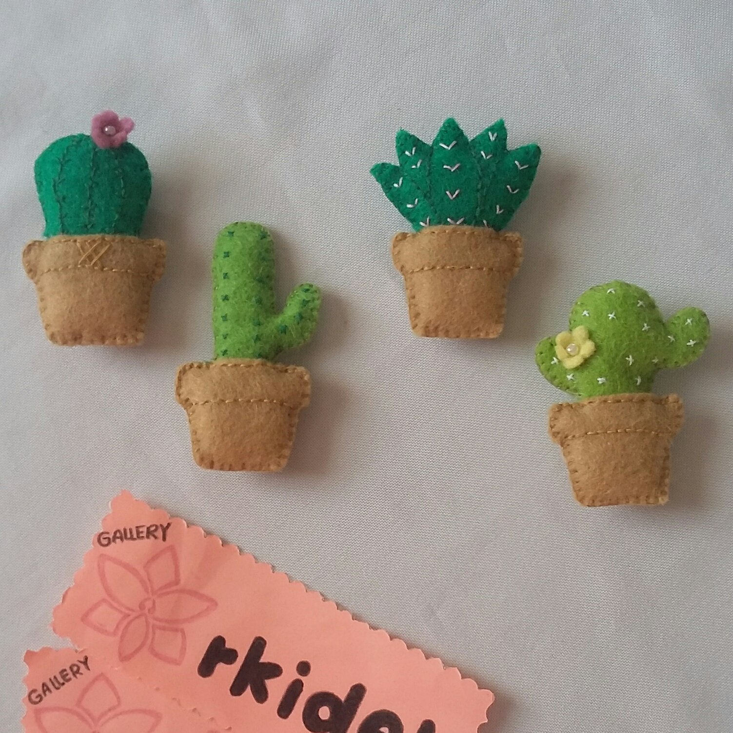 مگنت کاکتوس نمدی(پک 4عددی)