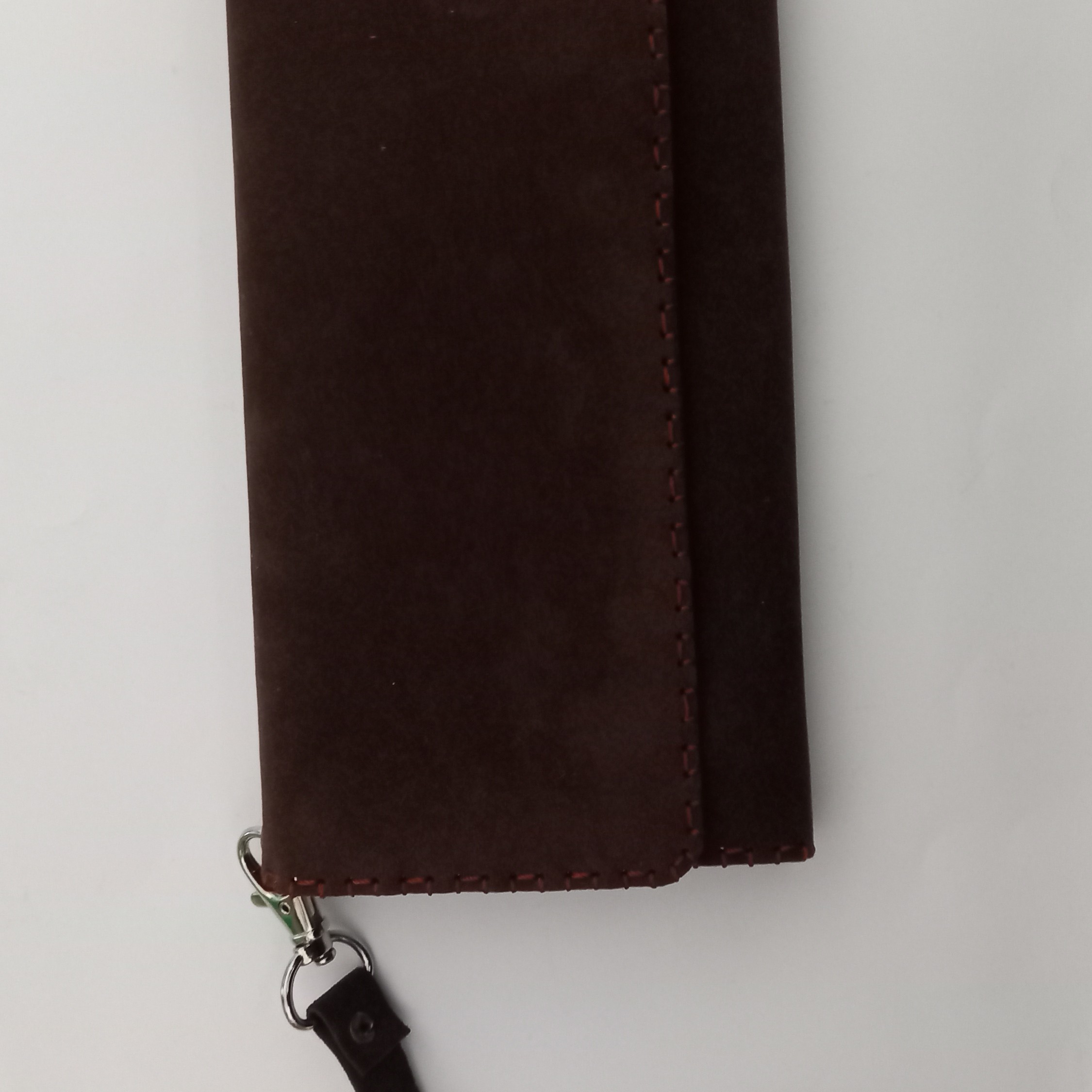 کیف پول چرم مدل سه لت ترکیب دو رنگ قهوه ای و سبز