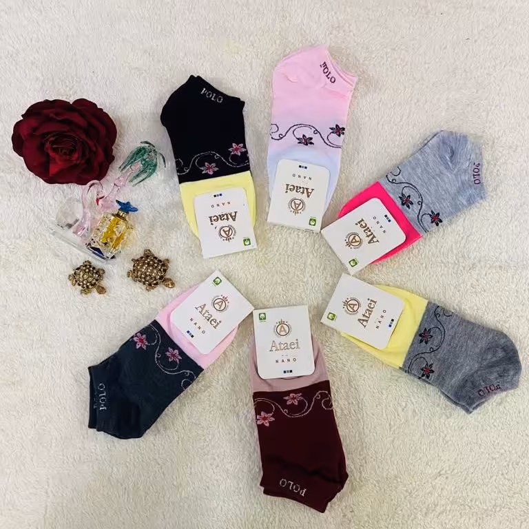 جین 12 تایی جوراب مچی اسپرت اعلاء   کیفیت عالی   رنگبندی طبق عکس   سایز 37 تا 42