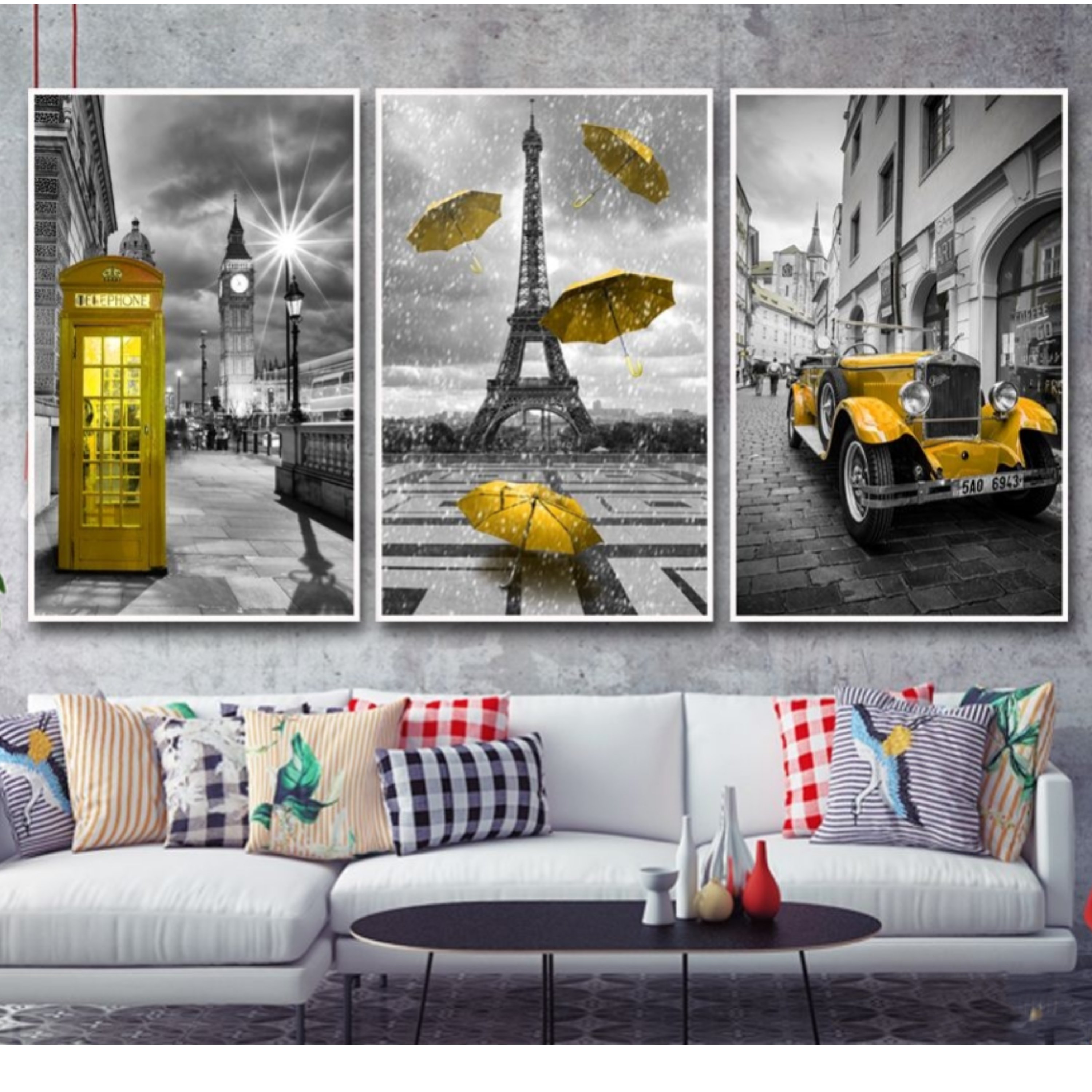 تابلو دکوراتیو 3تیکه کد 0024