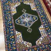 فرش دستبافت ابریشم ترکمن، فروش فوق العاده، 3 متری اعلا، ارسال رایگان