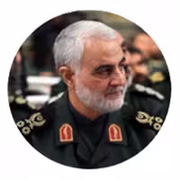 پیکسل سنجاقی طرح ساده حاج قاسم