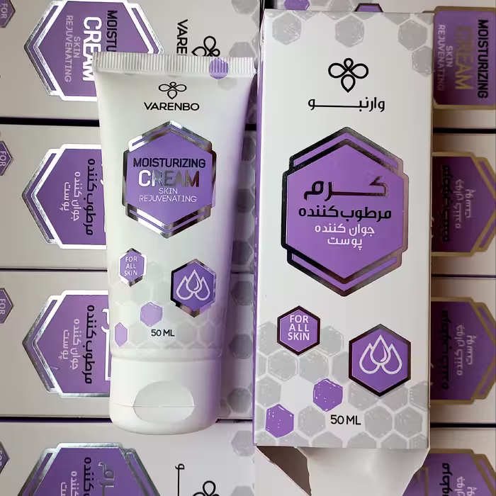کرم عسل وارنبو تیوپی (پک 3 عددی) حاوی ژل رویال جوان کننده و مرطوب کننده پوست. 3 تا 50 میلی لیتر