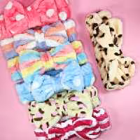 هدبند حوله ای مدل پاپیونی